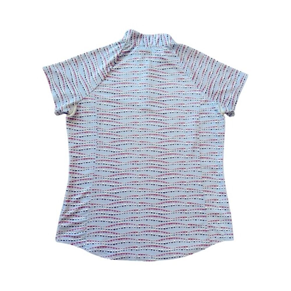Bette & Court Button Front Golf Raglan Sleeve Polo Size Medium - Picture 2 of 8